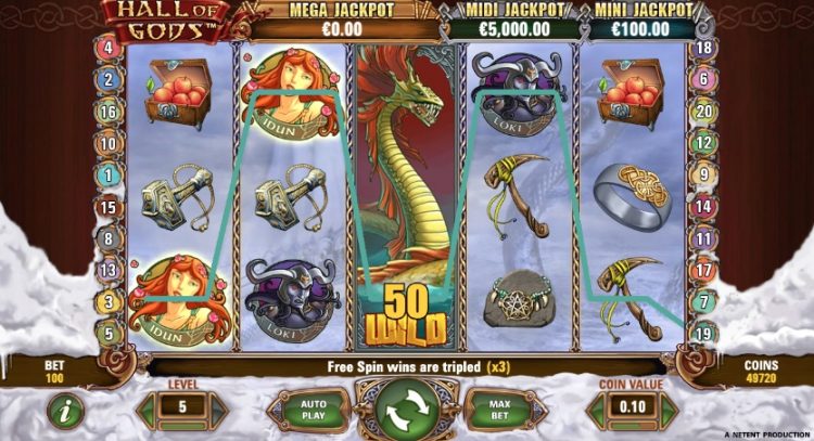 Hall of Gods Gameplay
