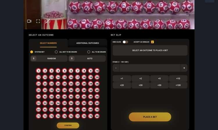 Live Keno Spelen
