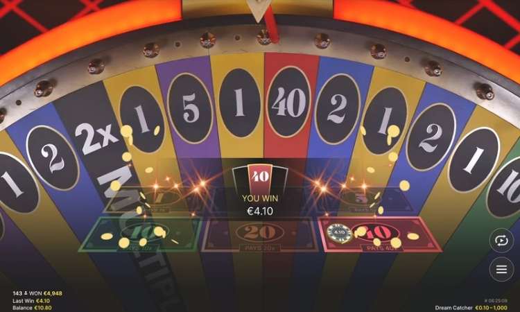 Dream Catcher Money Wheel Uitbetaling