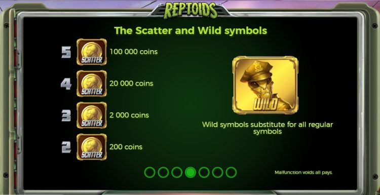 Reptoids Yggdrasil slot Scatter Symbol