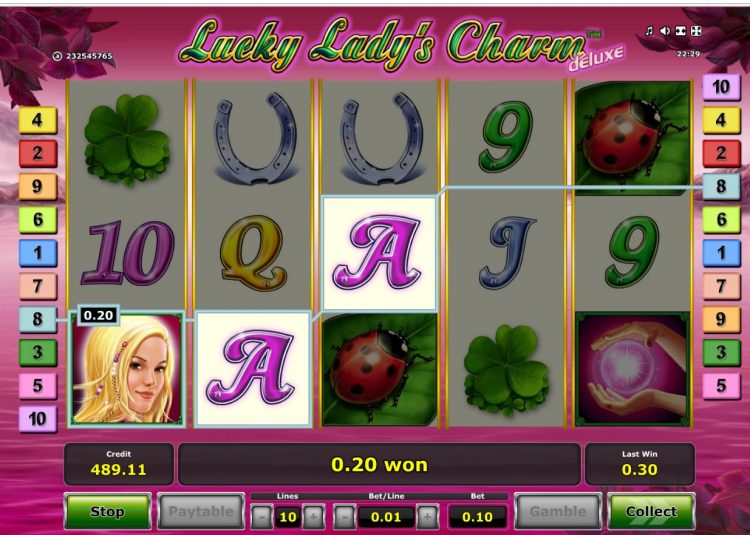 Lucky Lady's Charm Deluxe Bonus