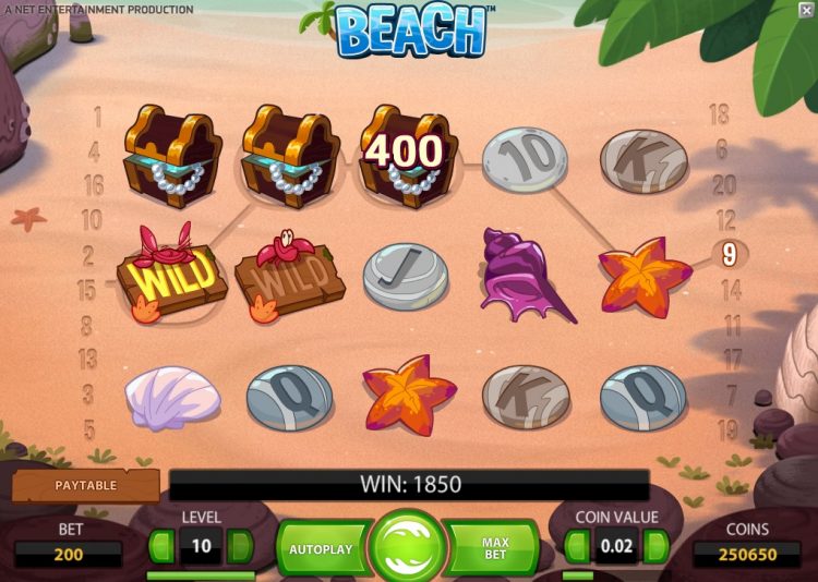 Beach NetEnt gokkast review