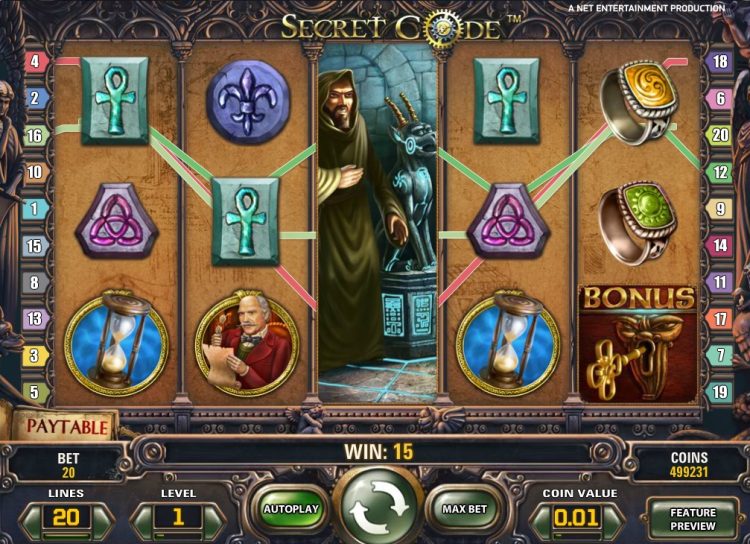 The Secret Code NetEnt gokkast review