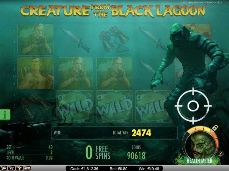 Creature From the Black Lagoon gokkast Free Spins bonus