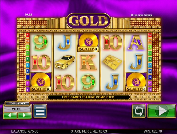 Gold gokkast Big Time Gaming