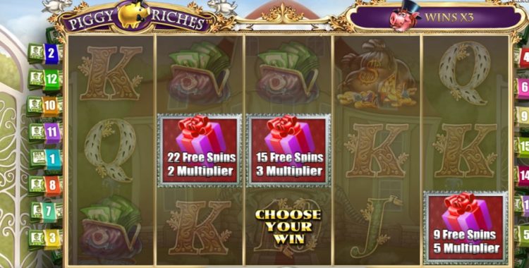 Piggy Riches NetEnt bonus trigger