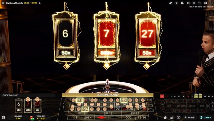 Lightning Roulette Live Casino