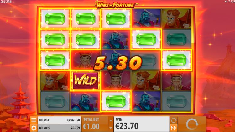 Wins of Fortune gokkast Quickspin