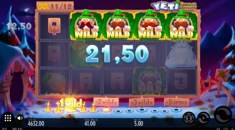 Yeti online slot bonus