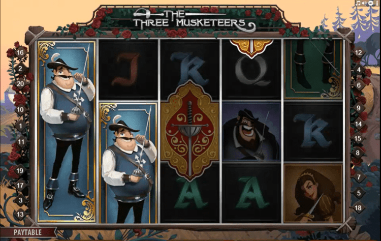 The Three Musketeers online gokkast review
