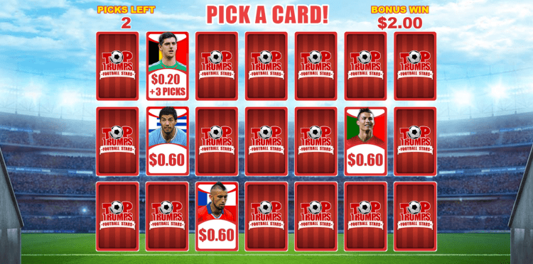 Top Trumps Football Stars Sporting Legends slot Bonus