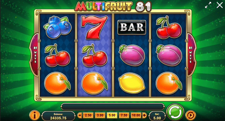 Multifruit 81 online gokkast review