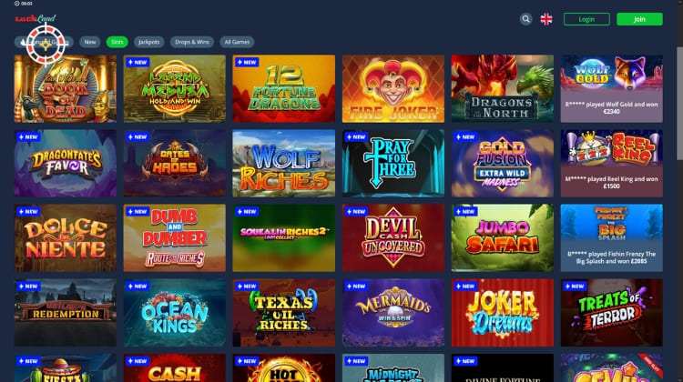 LuckLand Casino Spelaanbod