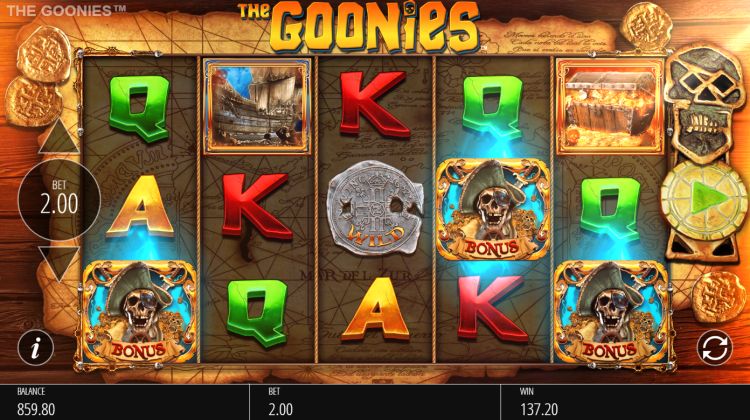 The Goonies slot Blueprint Gaming