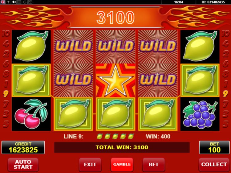 Hot Star slot win