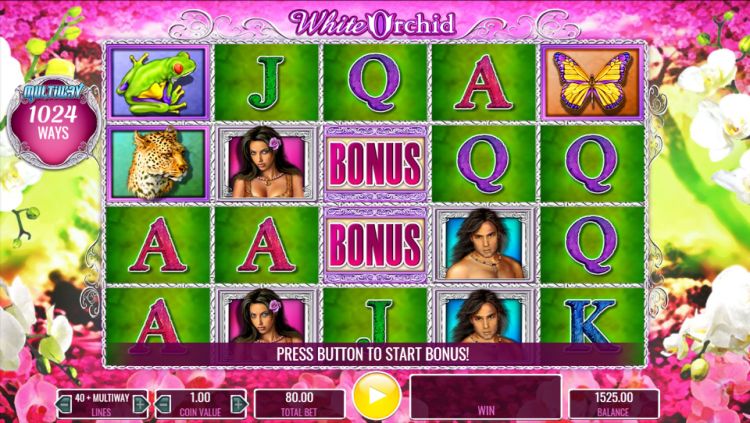 White Orchid online slot bonus