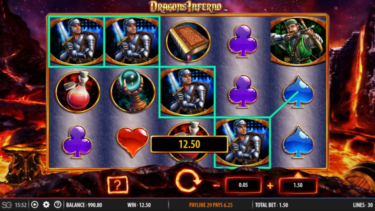 Dragons Inferno gokkast WMS