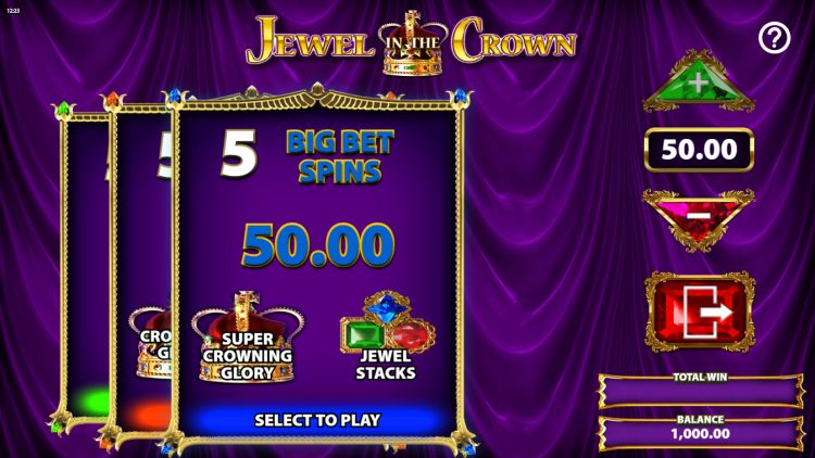 Jewel in the Crown gokkast Big Bets