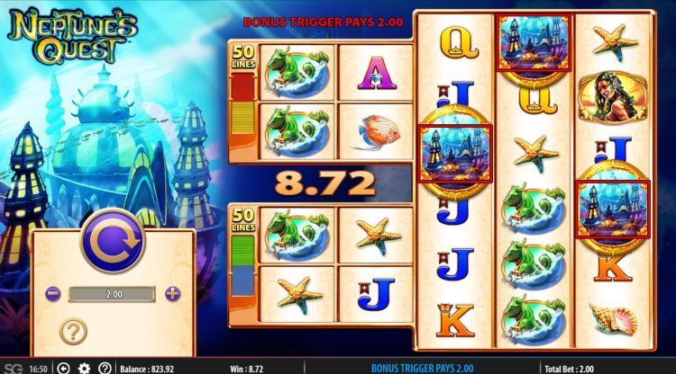 Neptune's Quest gokkast WMS bonus