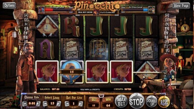 Pinocchio online slot