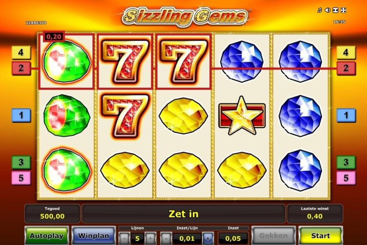Sizzling Gems gokkast review