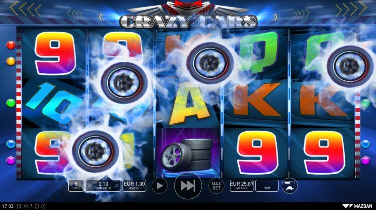 Crazy Cars slot Mystery Wilds
