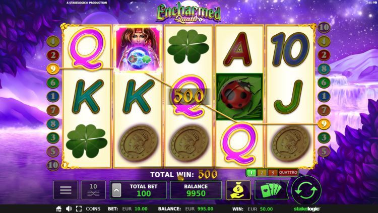 Encharmed Quatro Stakelogic win