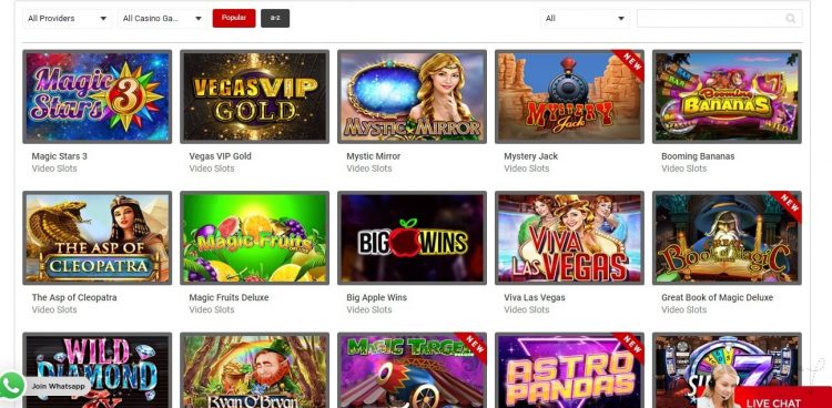 Tipbet Casino Spelaanbod