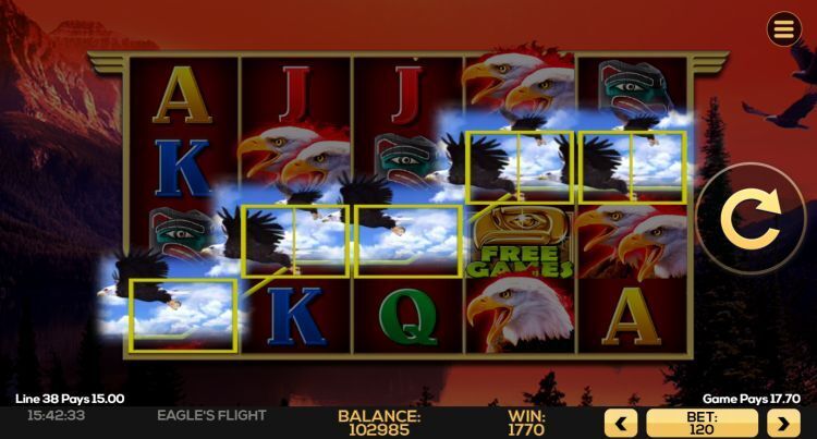 Eagles Flight online slot win