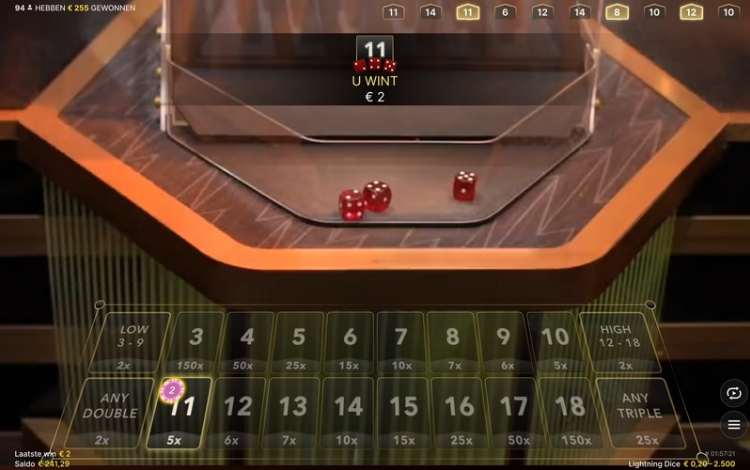 Beste Lightning Dice Strategie