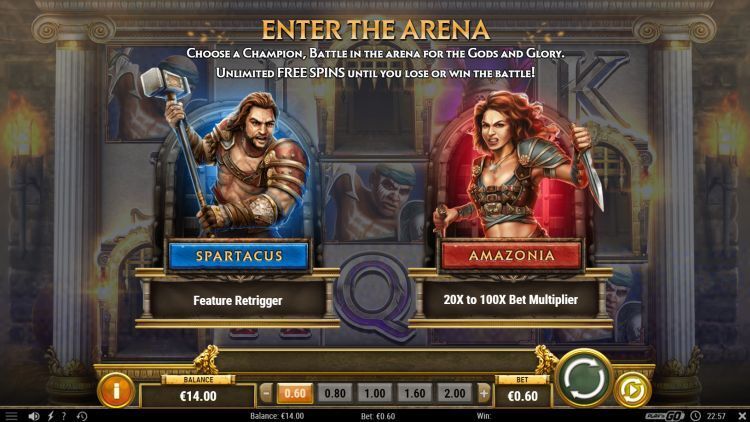 Game of Gladiators slot Free Spins bonus