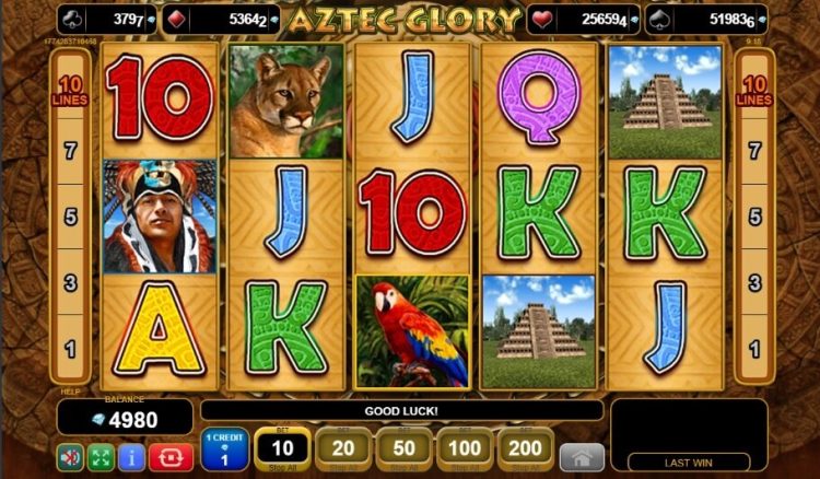 EGT Aztec Glory slot review