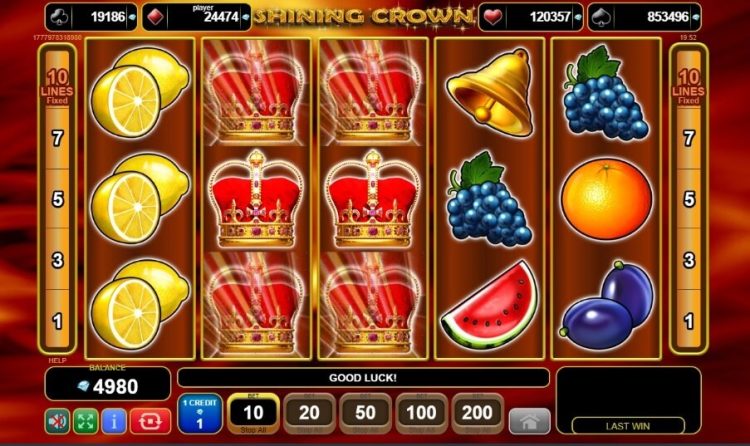 EGT Shining Crown gokkast review