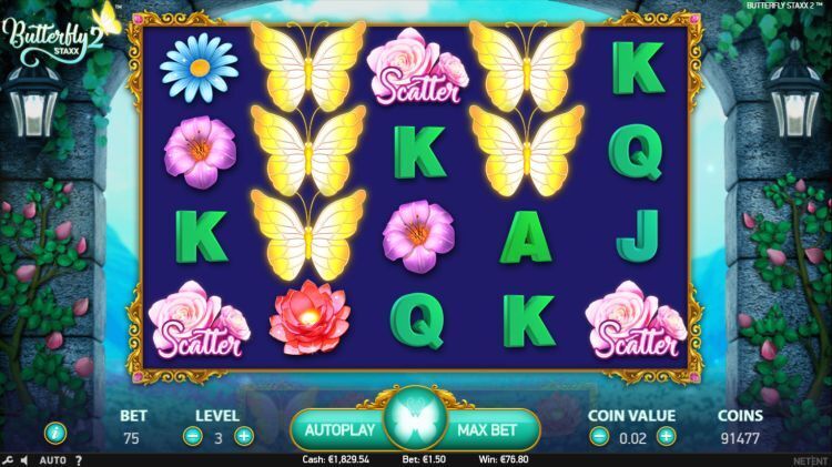 Butterfly Staxx 2 gokkast bonus trigger