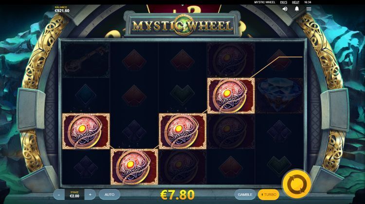 Mystic Wheel gokkast Red Tiger win