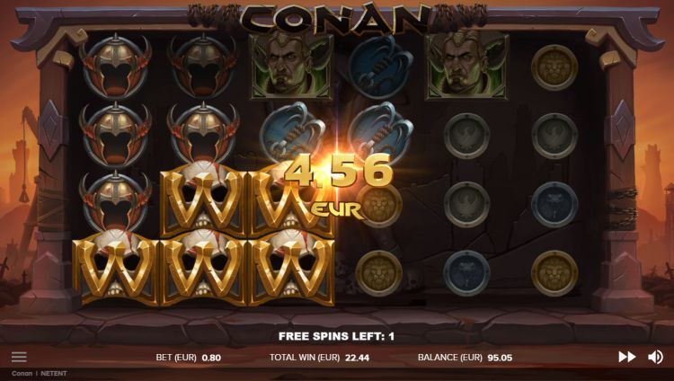 Conan online slot Free Spins bonus