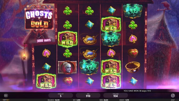 Ghosts n Gold slot iSoftBet