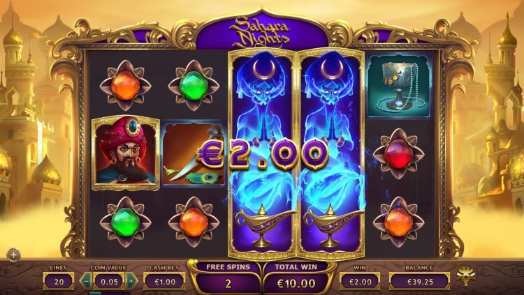 Sahara Nights gokkast Free Spins