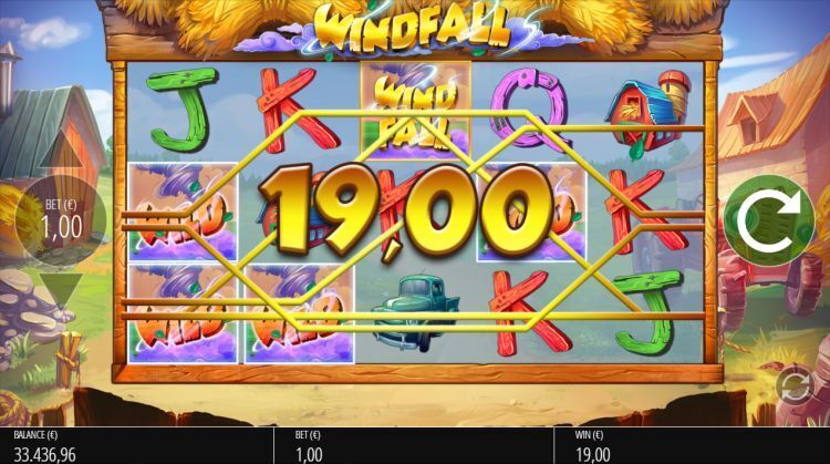 Windfall online gokkast gameplay