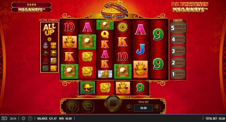 88 Fortunes Megaways slot bonus trigger