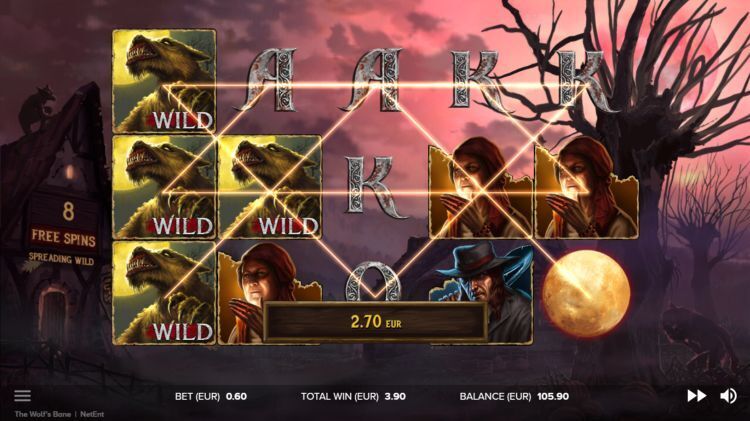 The Wolfs Bane gokkast gameplay