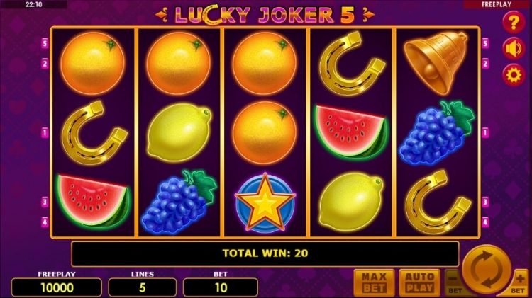 Lucky Joker 5 gokkast review Amatic