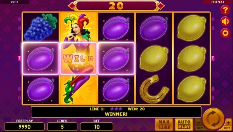 Lucky Joker 5 online slot gameplay