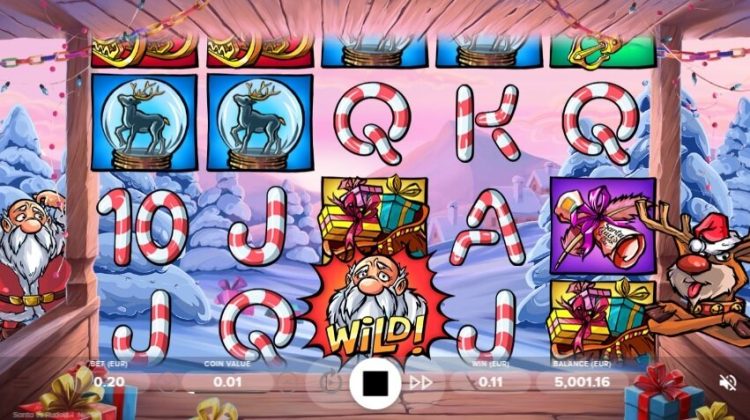 Santa vs Rudolf online slot NetEnt