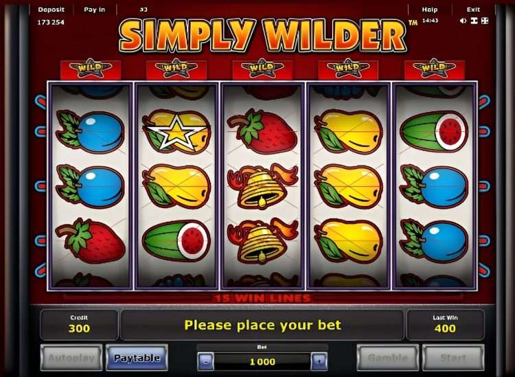 Simply Wilder online slot gameplay