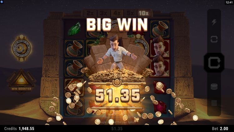 Jungle Jim and the Lost Sphinx slot big win