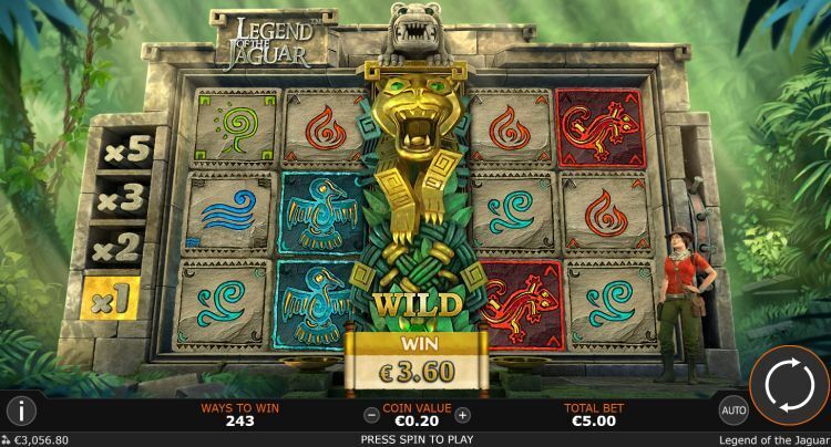 Legend of the Jaguar online gokkast feature Playtech