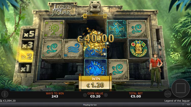 Legend of the Jaguar online slot win