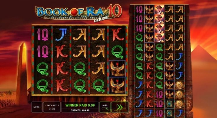 Novomatic Book of Ra Deluxe 10 slot review