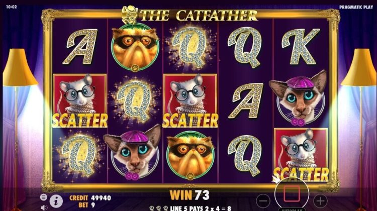 The Catfather online gokkast gameplay